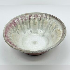 Handmade Pottery Bowl Signed Kelly Lusterware 6.5"